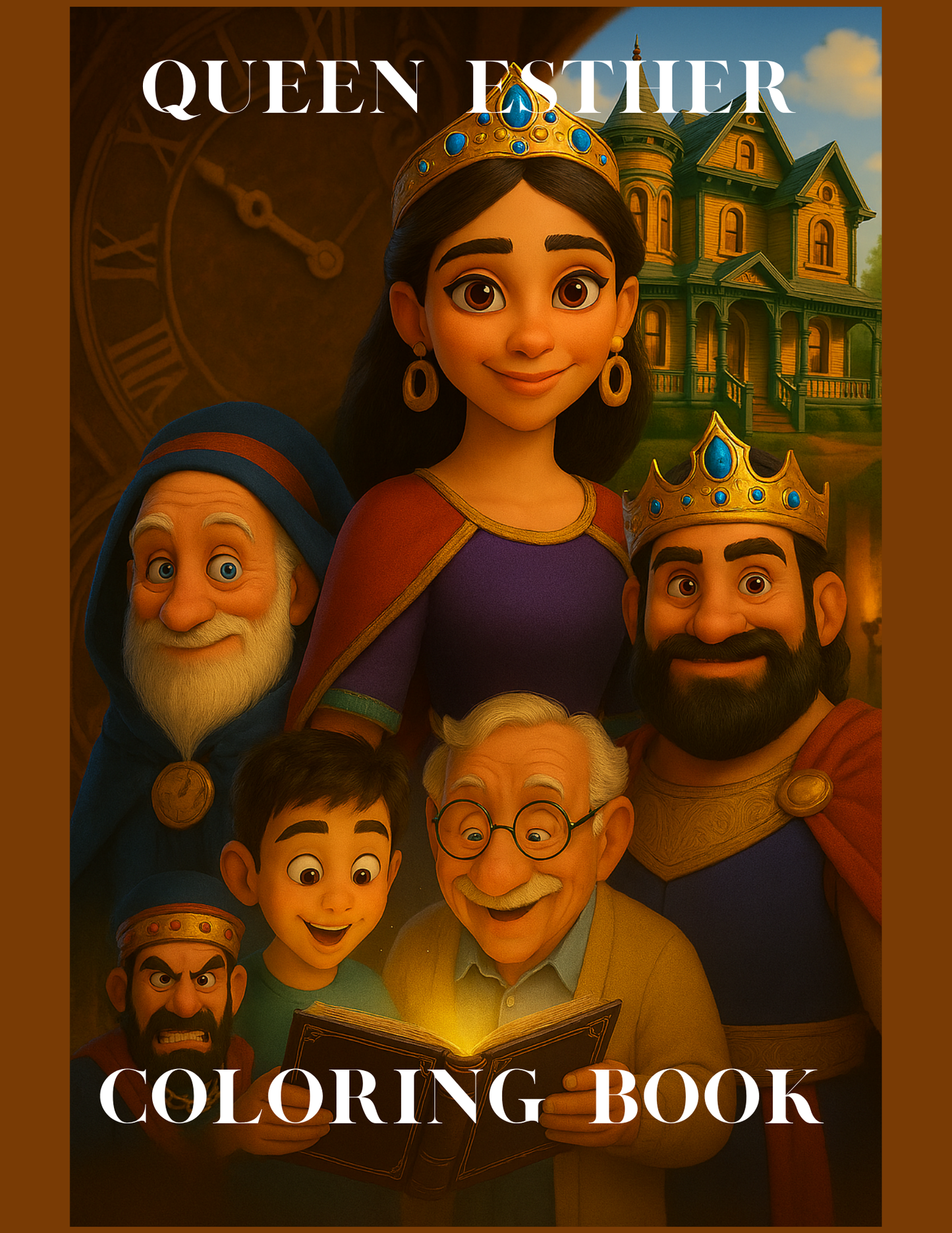 Timekeepers Tale - Esther Coloring Book