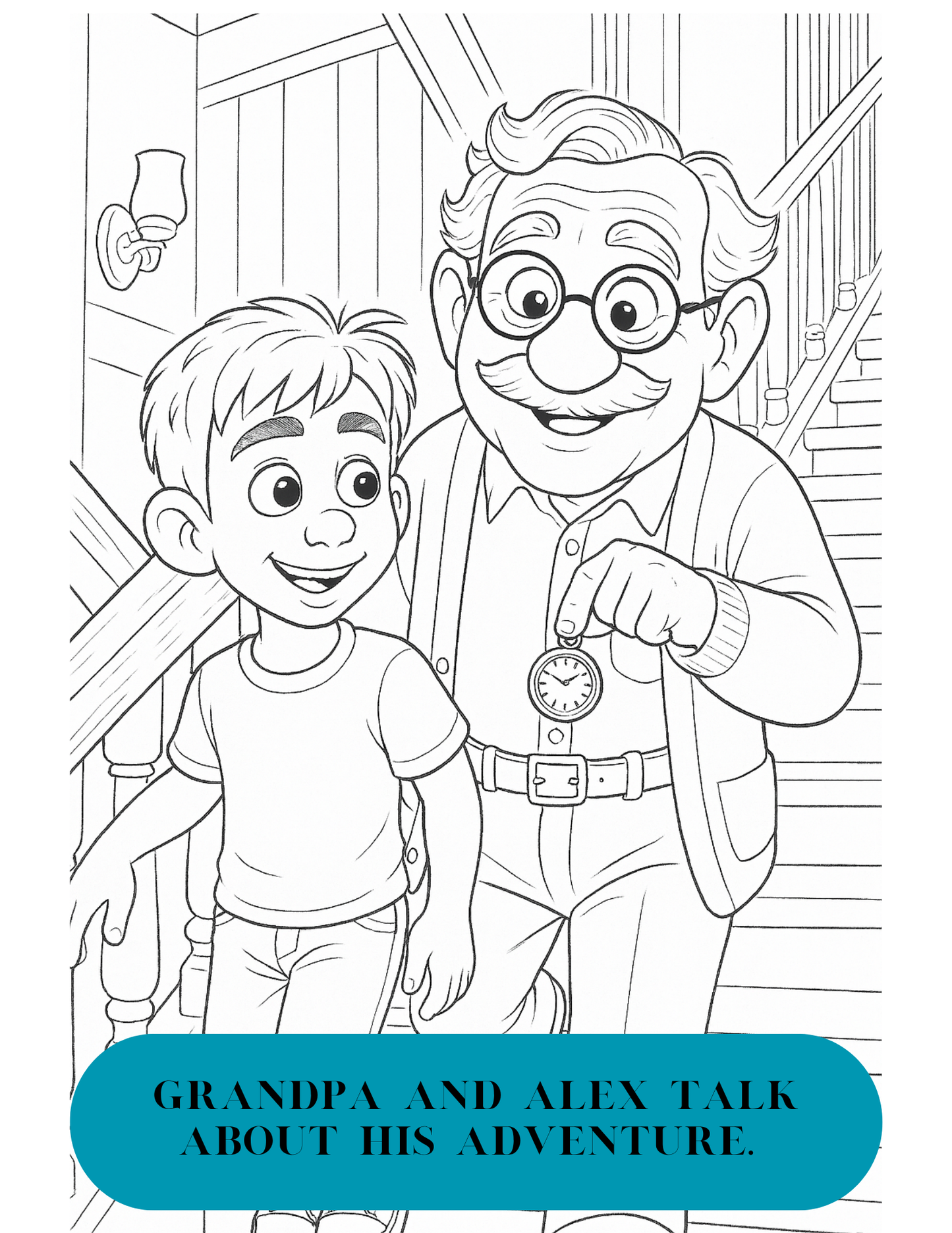 Timekeepers Tale - Esther Coloring Book