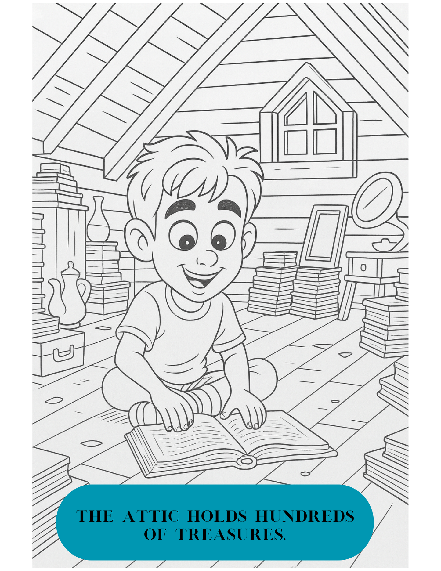 Timekeepers Tale - Esther Coloring Book